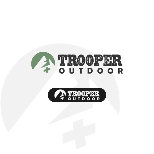 Cool dynamic logo for outdoor equipment