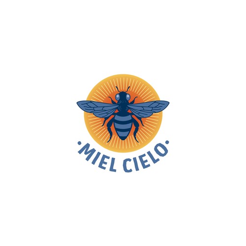 Honey Logo for Miel Cielo