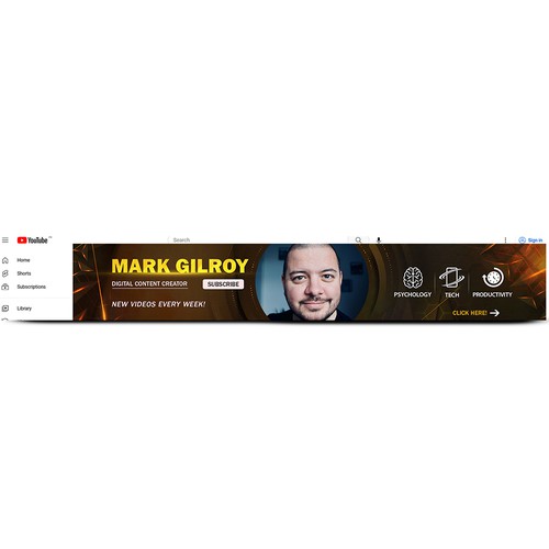 YouTube banner 