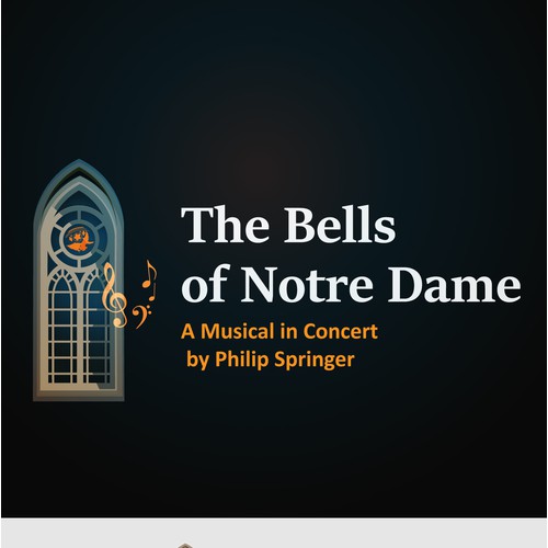 Logo design concept for musical by Philip Springer "Bells of Notre Dame"