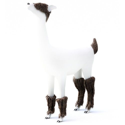 Unleash your favorite art style on a humorous and proud sheared alpaca