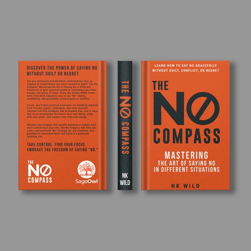 Paperback self-help book, "The NO Compass"