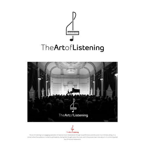 Logo concept for classical music project