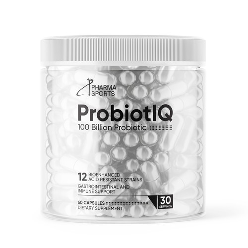 ProbiotIQ Jar Label