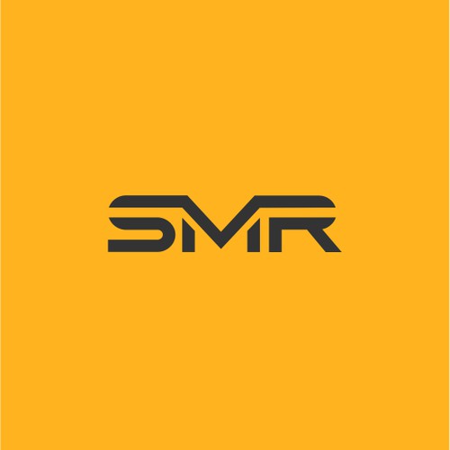 SMR Letter Logo Design Style