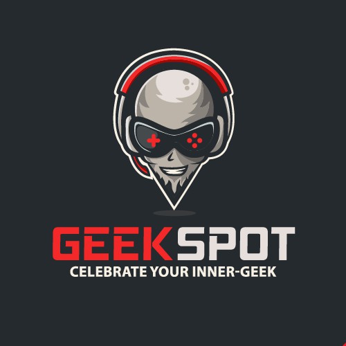 Bold logo for geek spot