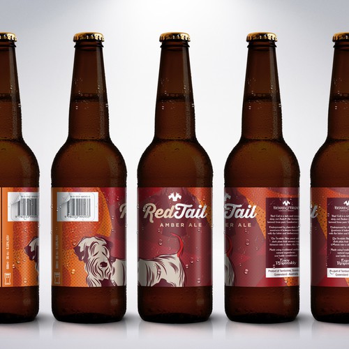 Red Tail Beer Label