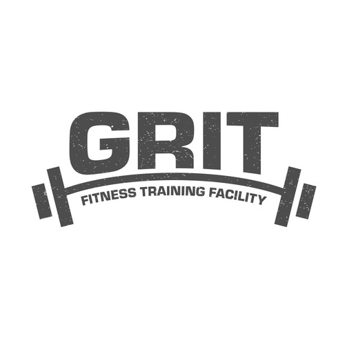 Fitness training facility catchy logo