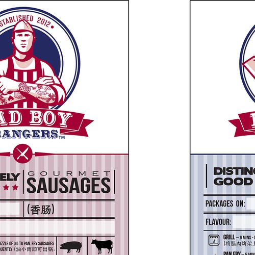 New product label wanted for Bad Boy Bangers