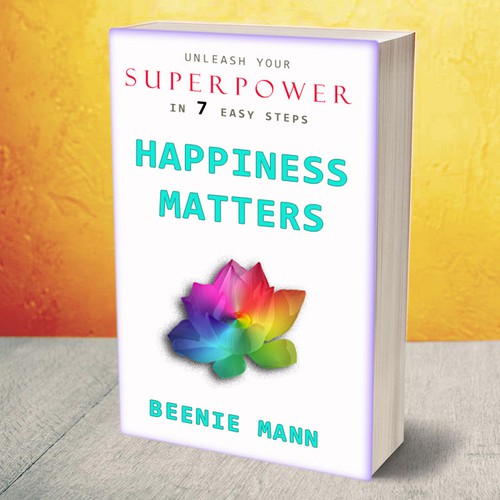 Book cover design - book "Happiness matters" 