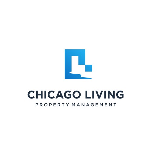 Chic new logo for high end property managers in Chicago