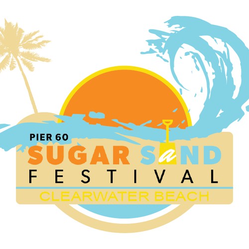 Beach T-shirt Design for Pier 60 Sugar Sand Festival