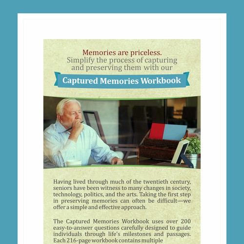 Magazine Ad for Memories In Writing