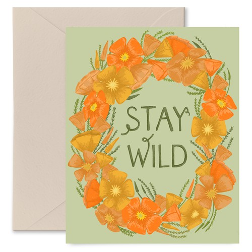 Stay Wild Greeting Card