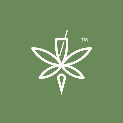 Professional logo for hemp beverage company