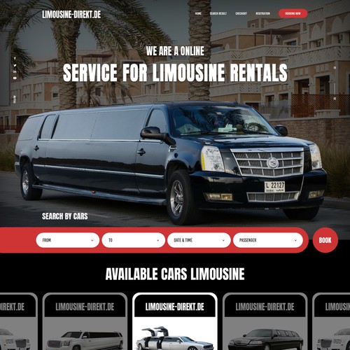 Innovative Web Design for Limousine-Direkt.De