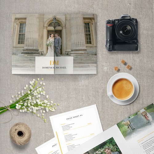 Gate-fold Brochure Concept for DM Photography