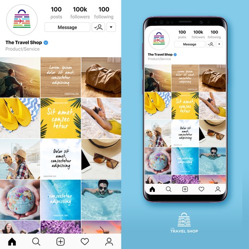 Instagram Feed for Travel Shop