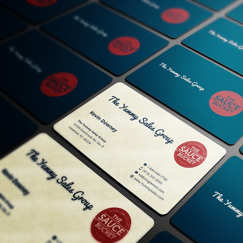 The Yummi business card