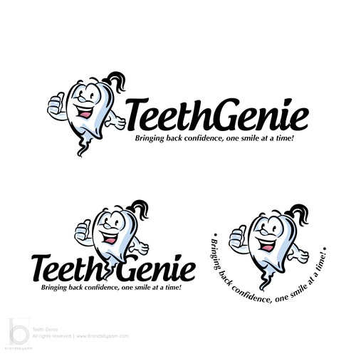 A Genie who Loves teeth - Identity Design for Teeth Genie