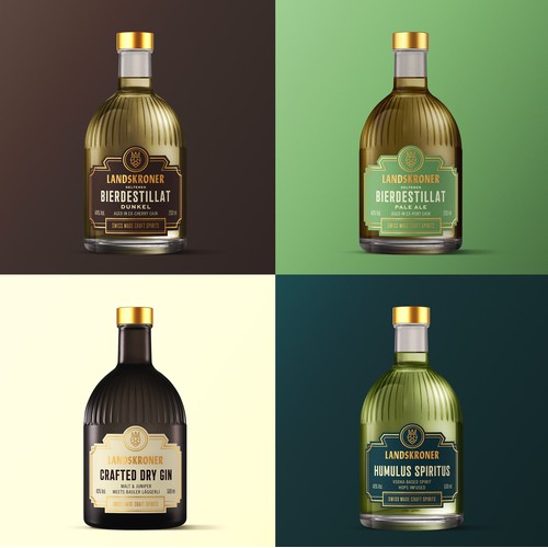 Landskroner Spirits Labels