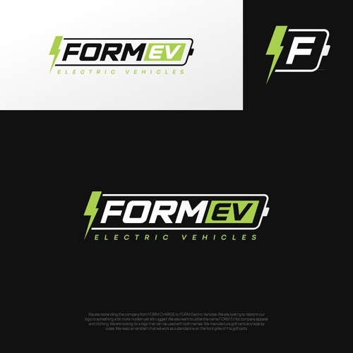 FORM ELECTRIC VEHICLES LOGO DESIGN