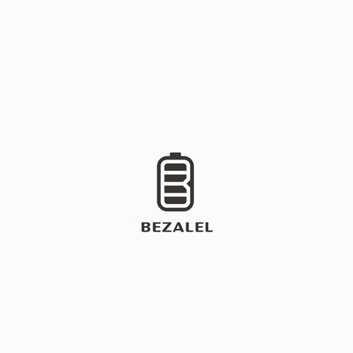 Create a simple and professional logo for BEZALEL