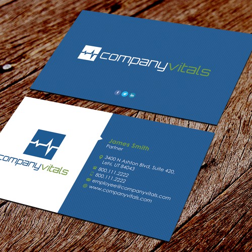 Company Vitals Business Card