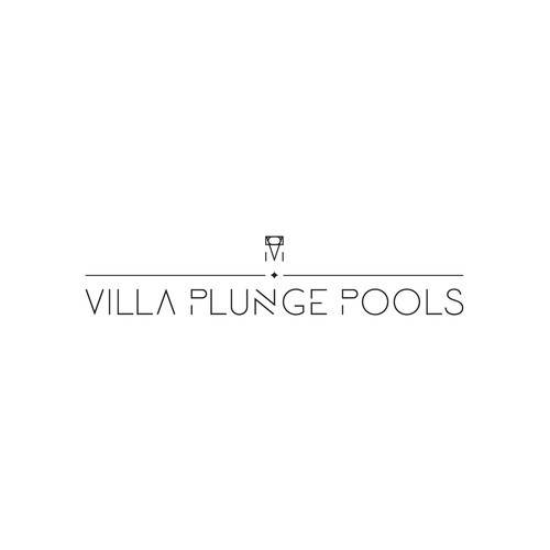 Logo concept for boutique swimming pool company 