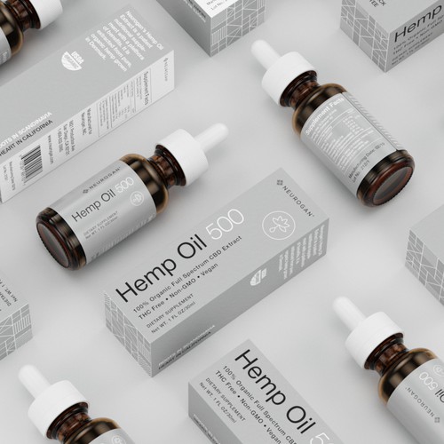 Hemp Oil Packaging Design Concept