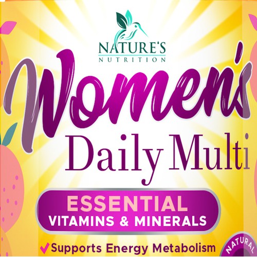 Bold label for Women's Supplement