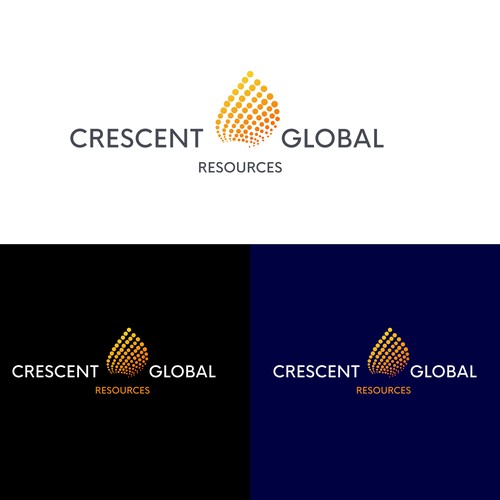 Logo concept for oil and gas company