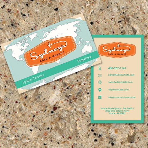Sydney's Needs Help - Cool Business Cards