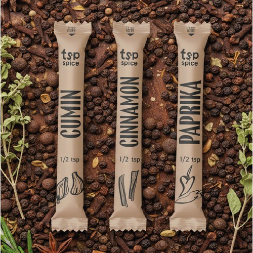 Branding and packaging for tsp spice
