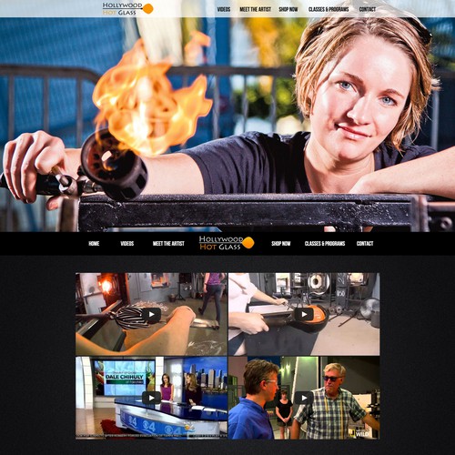 Hollywood Hot Glass Website Design