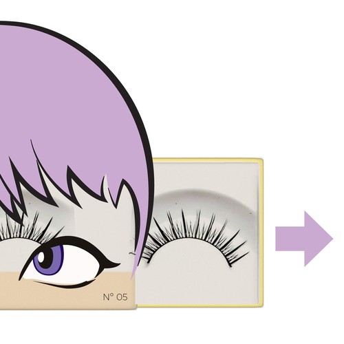 Packaging Design for Eyelashes Brand