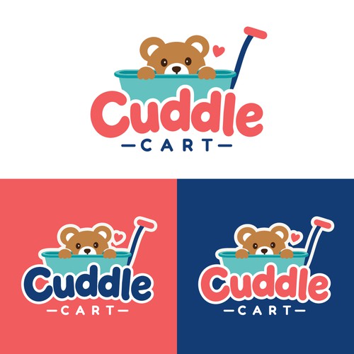 Create a memorable, playful logo for Cuddle Cart – a kids’ teddy-making experience