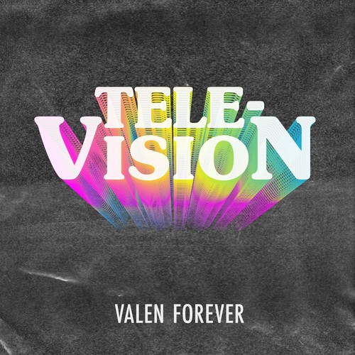 80s aesthetic inspired album cover