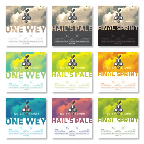 [GUARANTEED] Iron Pear Brewery - bold, precise labels for a UK nanobrewery