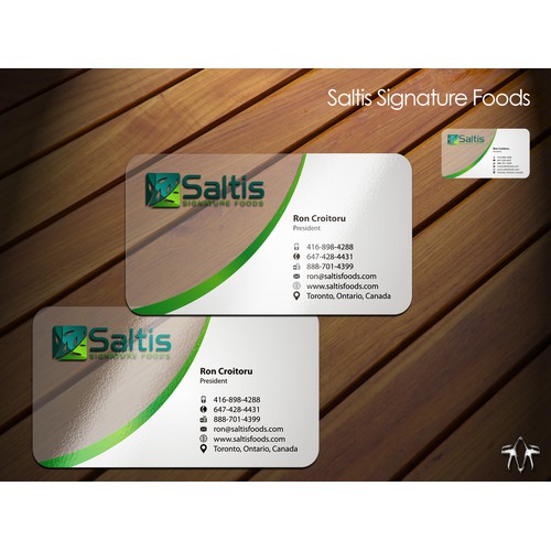 Unique business card that reflects our unique product lines