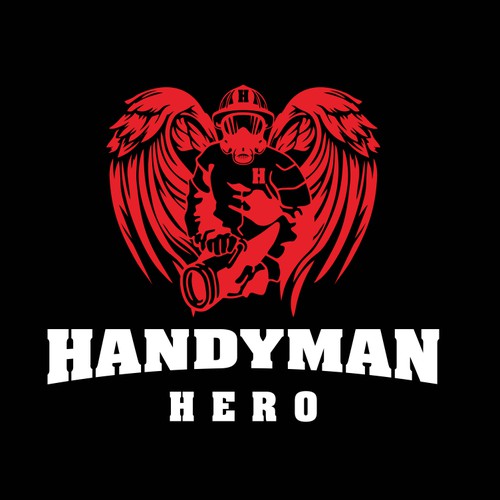 Super Hero logo for a Handyman Company