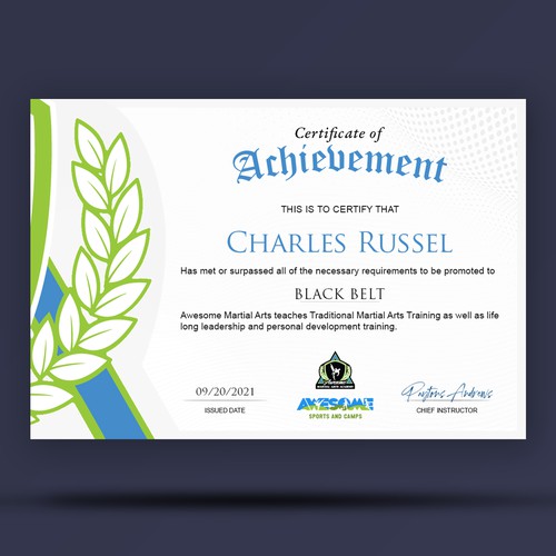 Awesome Certificate Template