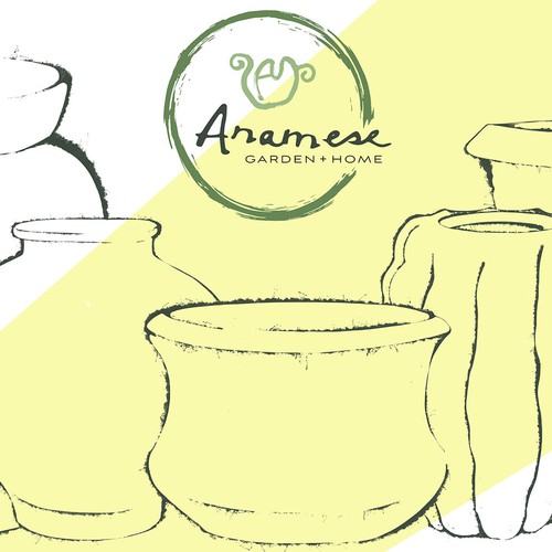 Elegant ceramic pottery