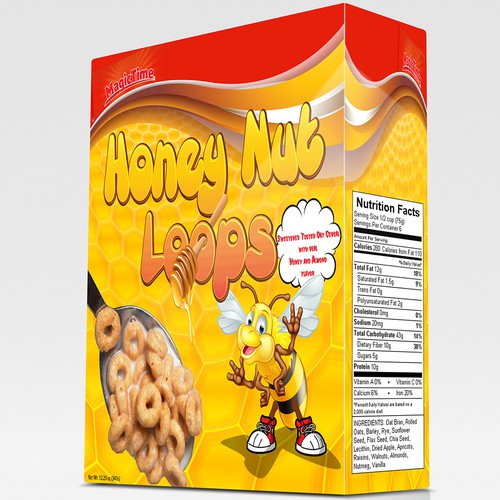 Cereal box concept for MagicTime 