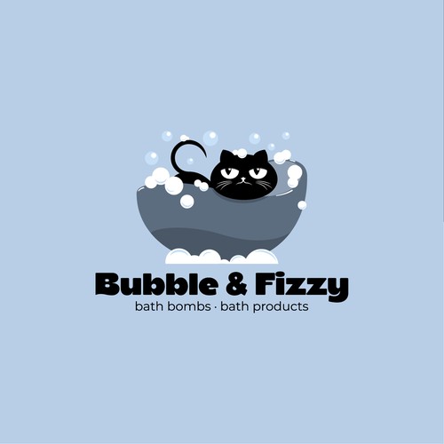 Bubble and Fizzy Logo Concept