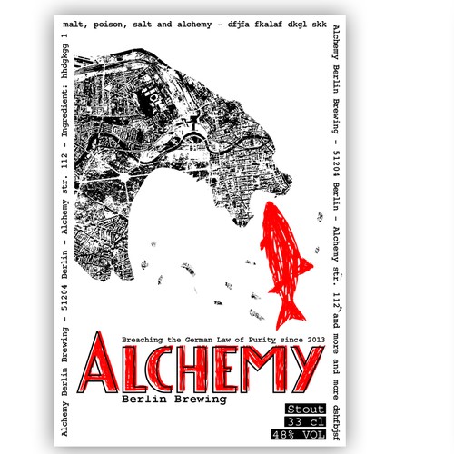 packaging or label design für Alchemy Berlin Brewing