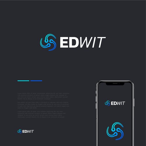 Conceito de logo para EDWIT