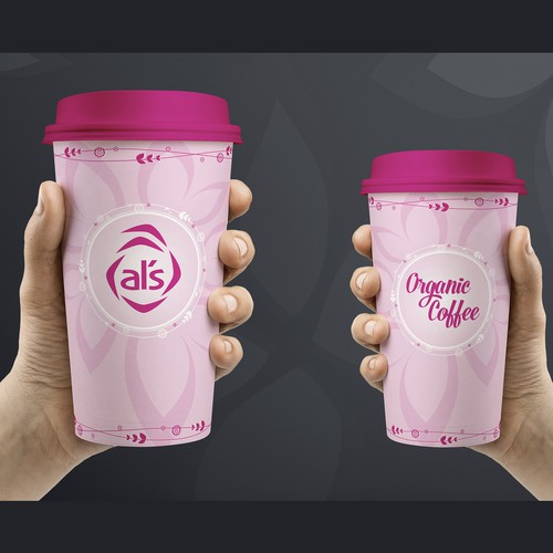 Concept for paper cup - Organic coffee