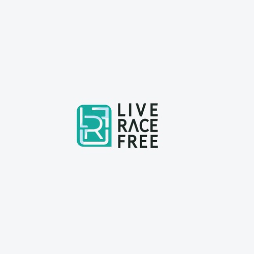Logo design concept for "Live Race Free"" 
