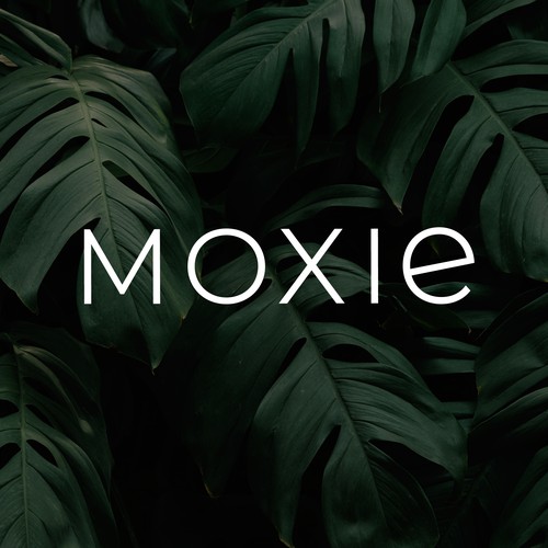 Strong estetic logo for Moxie